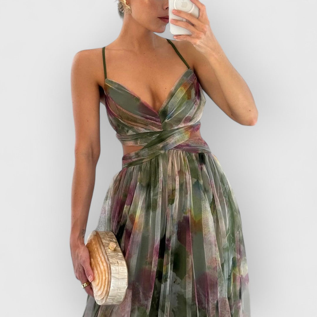 VERITY MAXI FLORAL DRESS
