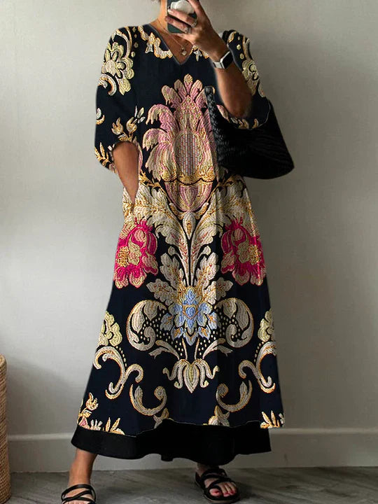 MARIS FLORAL ELEGANCE DRESS