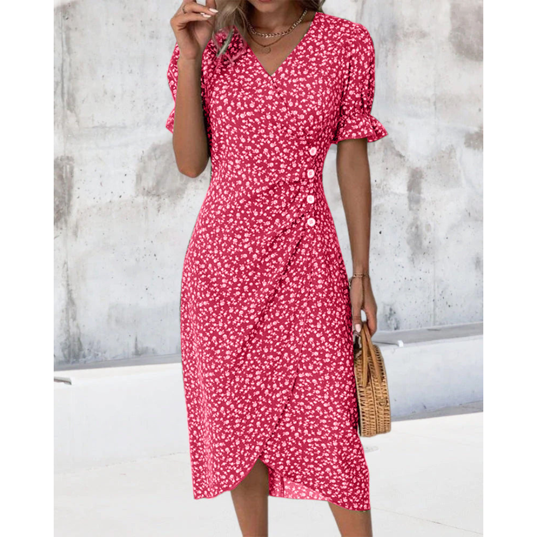 FLORENCE ELEGANT WRAP DRESS