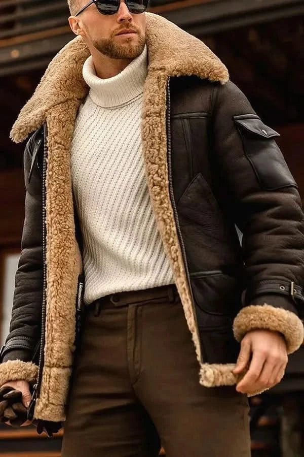 RAVELLO FAUX LEATHER JACKET