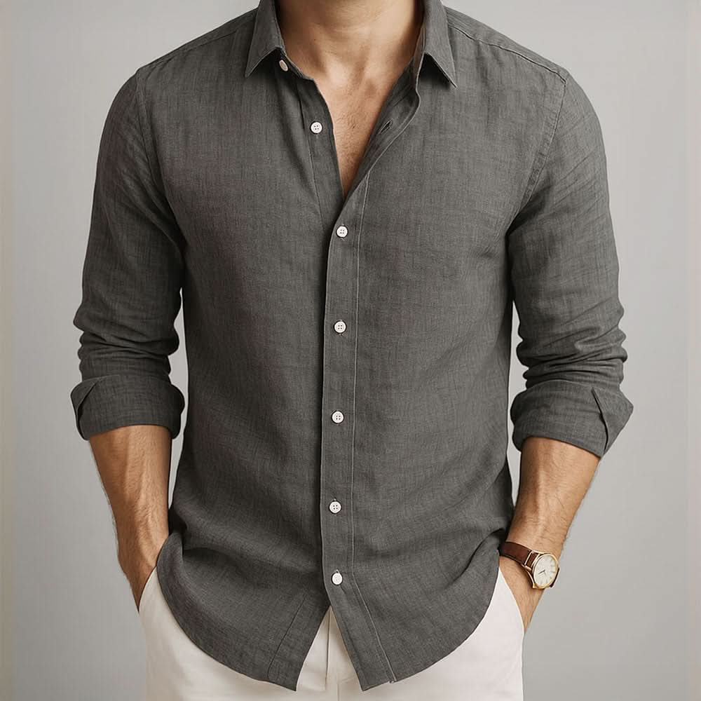 LEO SOFT-TOUCH LINEN SHIRT