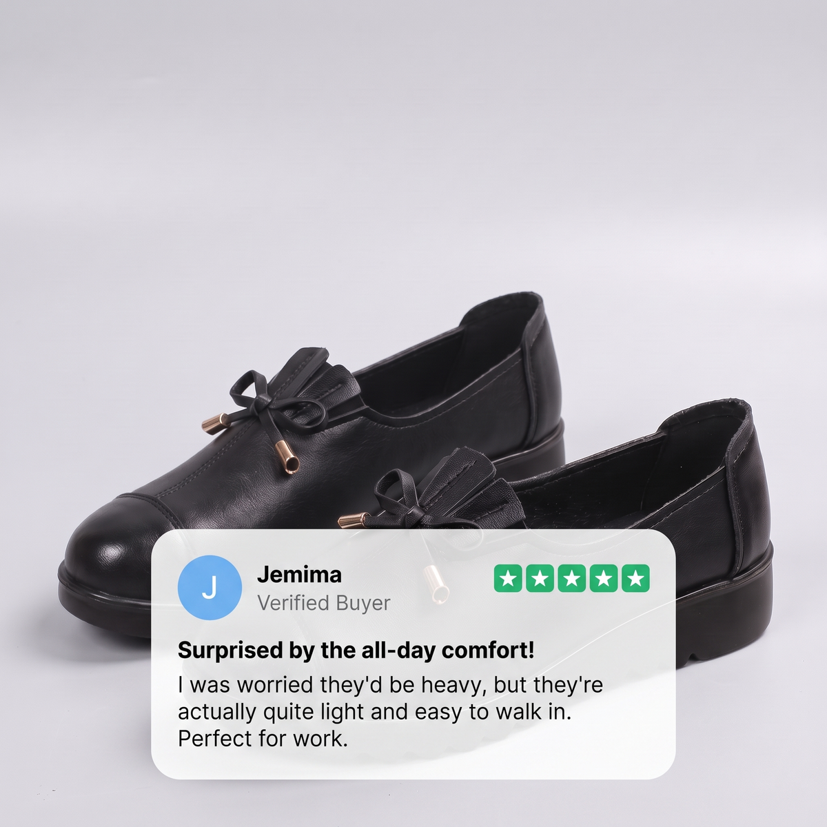 ELEGANT COMFORT LEATHER LOAFERS