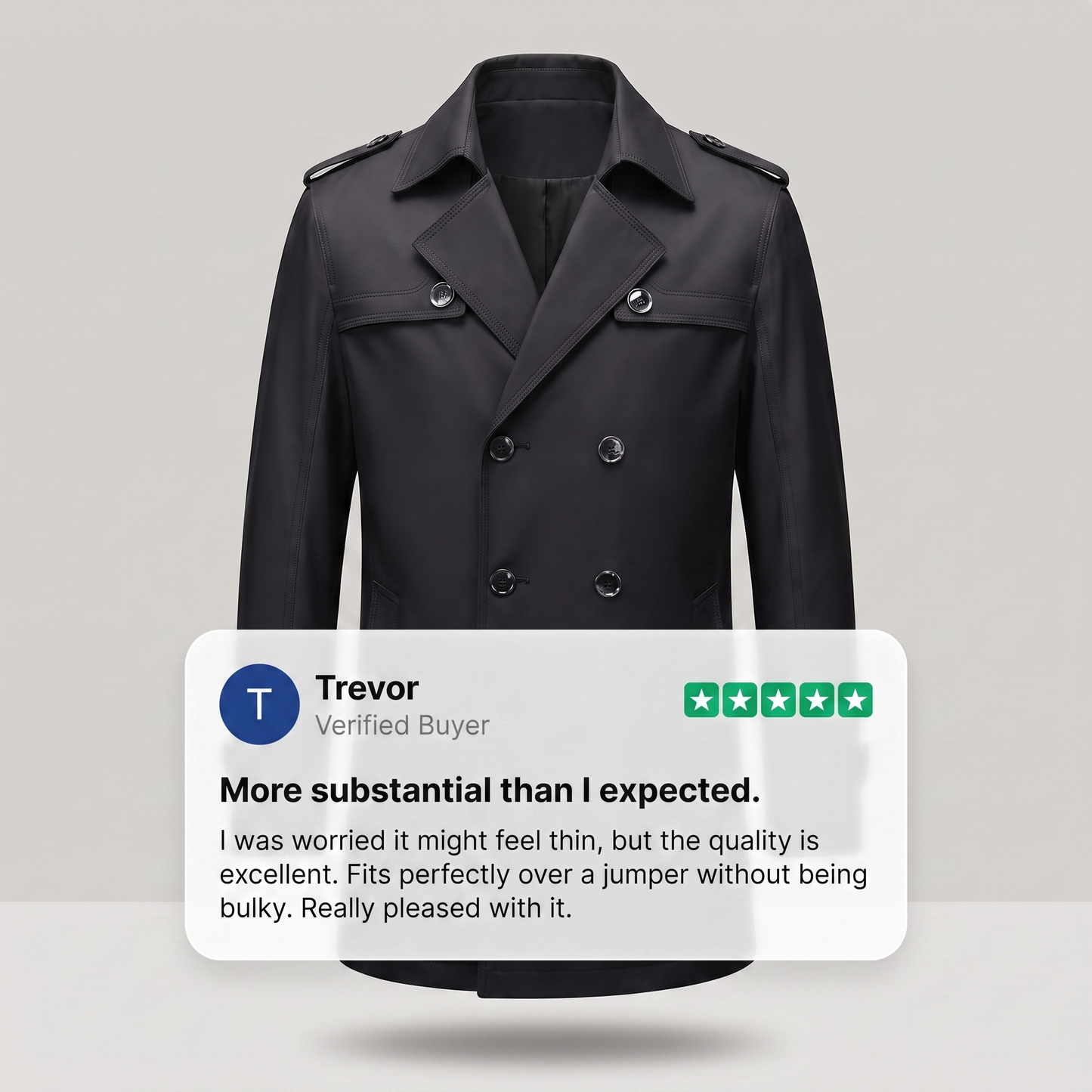 MONTFORD DETACHABLE LINER TRENCH COAT