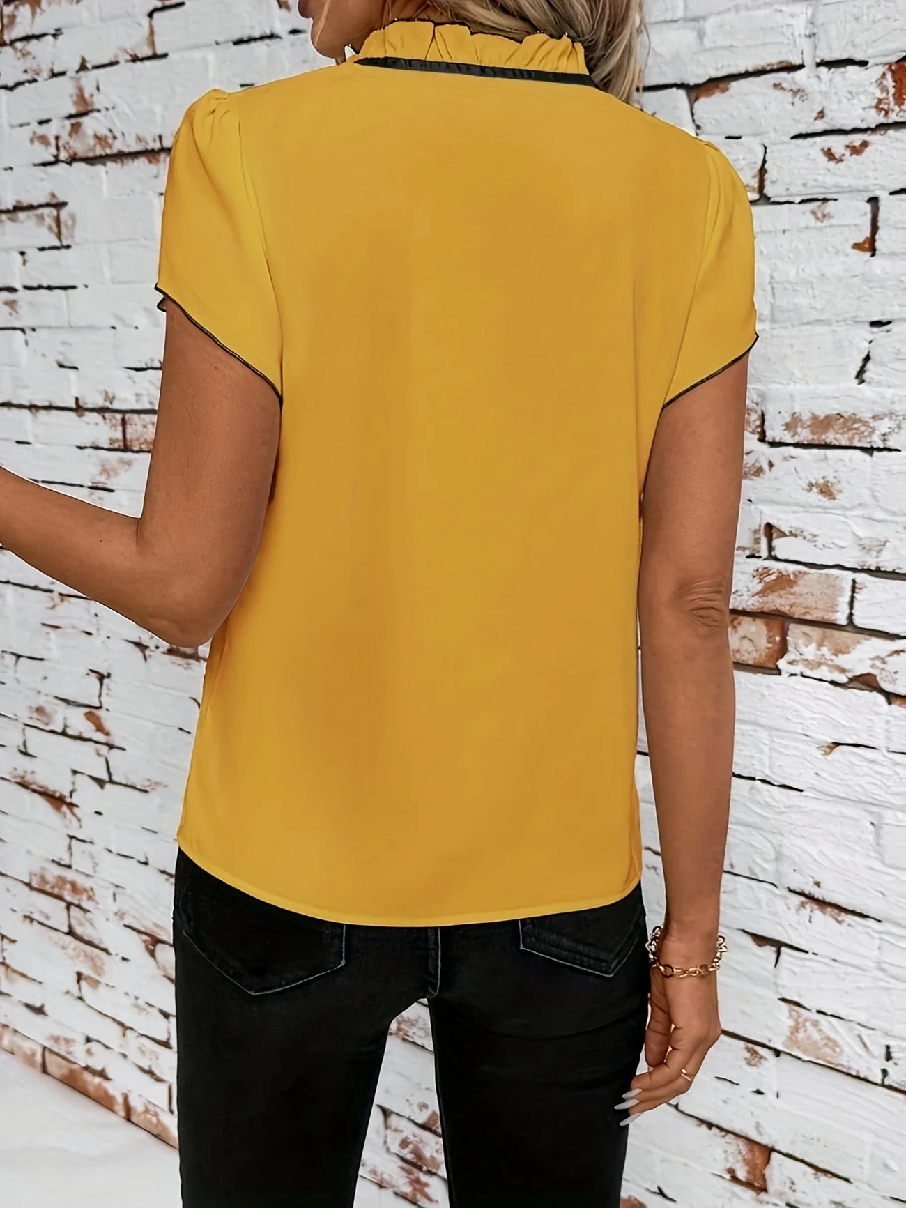 BETHANY COLOUR BLOCK SHORT SLEEVE SHIRT