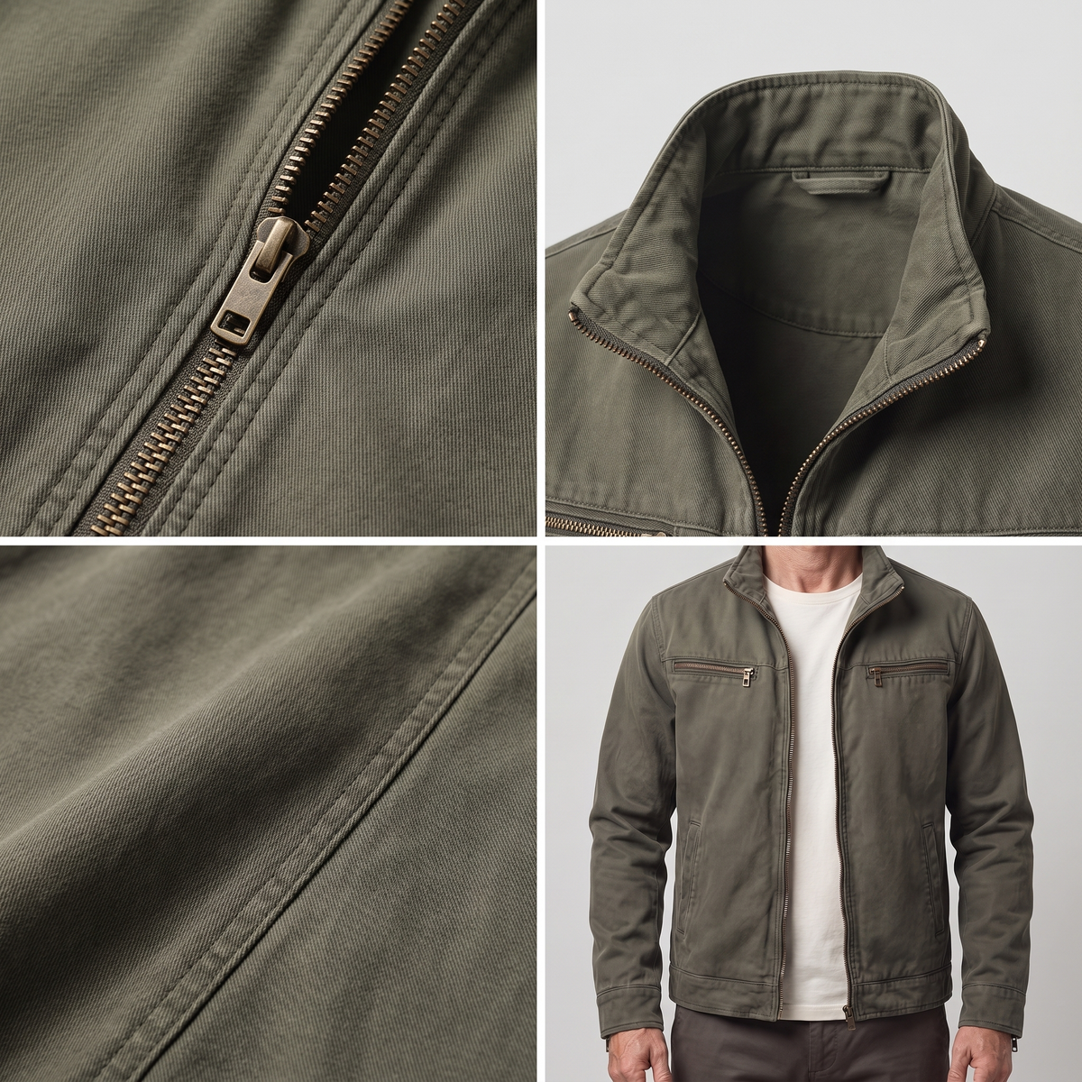 ZIP POCKET CASUAL JACKET