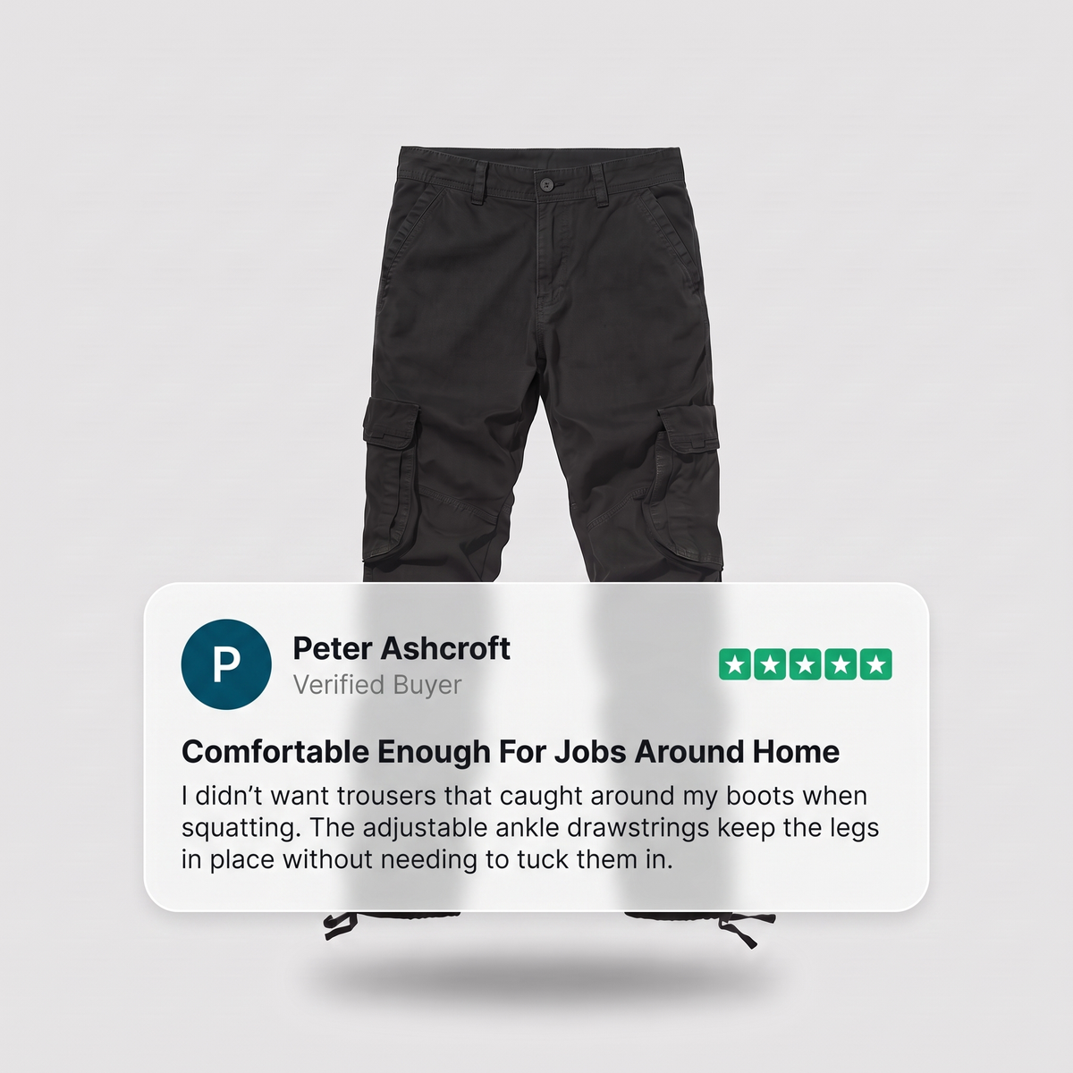 DURABLE STRAIGHT FIT TROUSERS