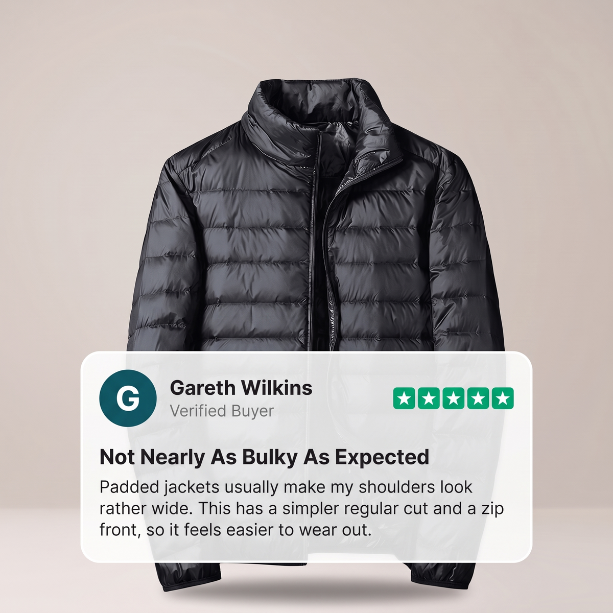 INSULATED DOWN COMFORT JACKET
