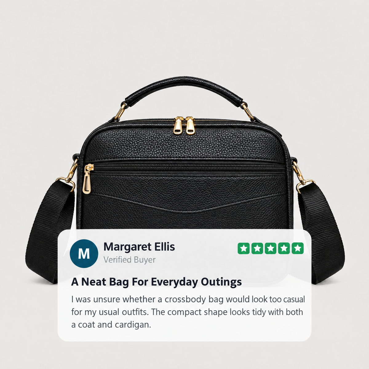 TOP HANDLE SHOULDER BAG