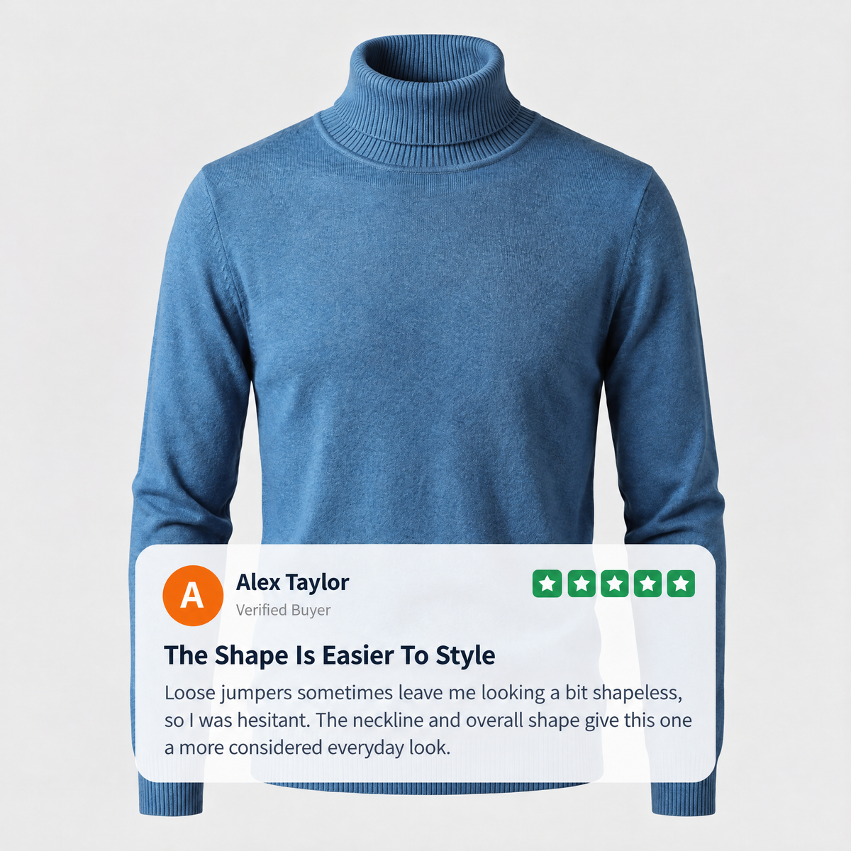 CASHMERE ROLL NECK JUMPER