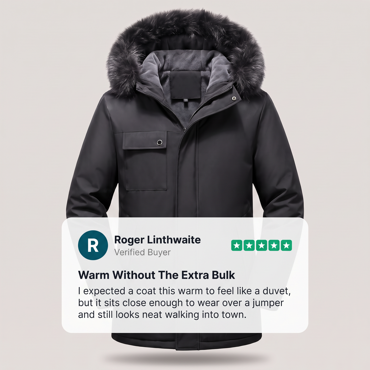 FUR HOOD WINTER PARKA