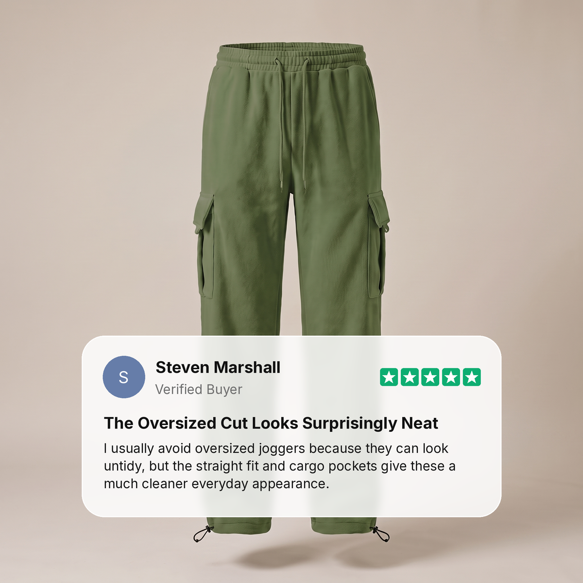 RELAXED MULTI POCKET JOGGER TROUSERS