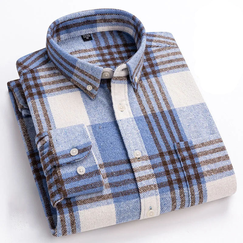 GRAYSON COTTON FLANNEL SHIRT