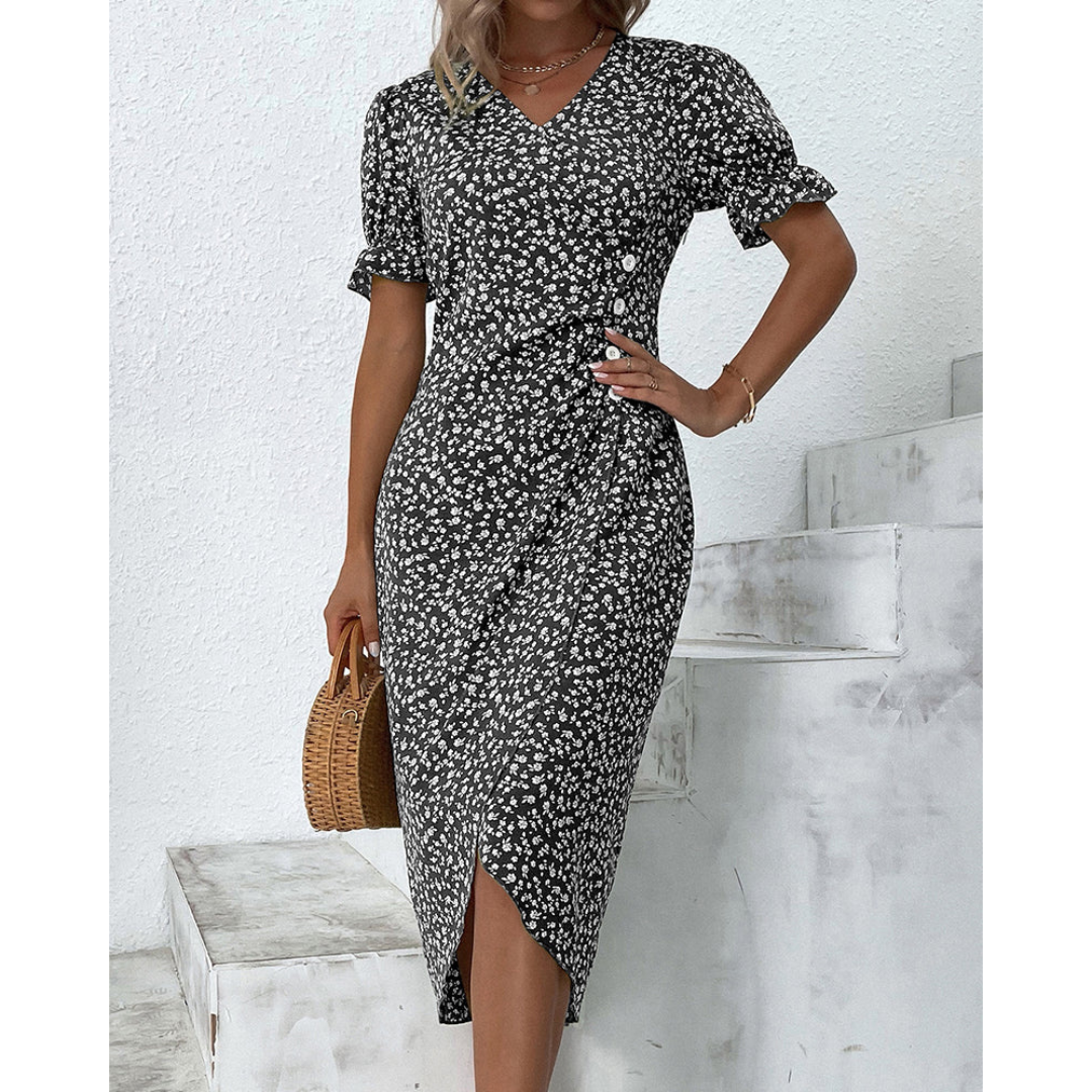 FLORENCE ELEGANT WRAP DRESS