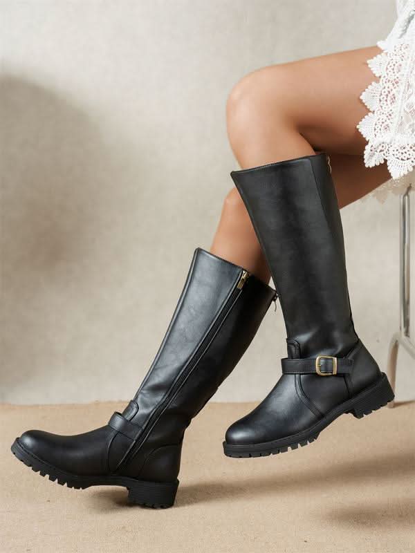 CLARA LOW HEEL BOOTS