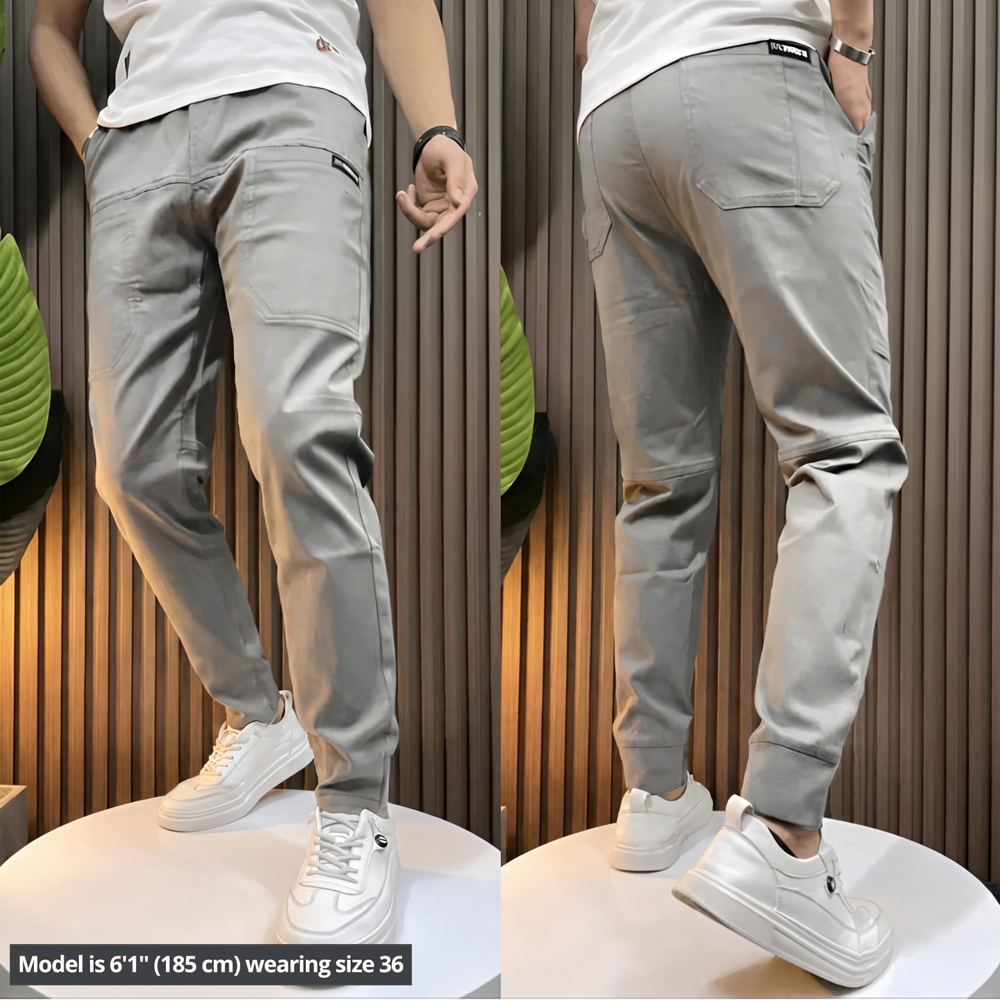 ELMSDEN PREMIUM STRETCH CARGO TROUSERS