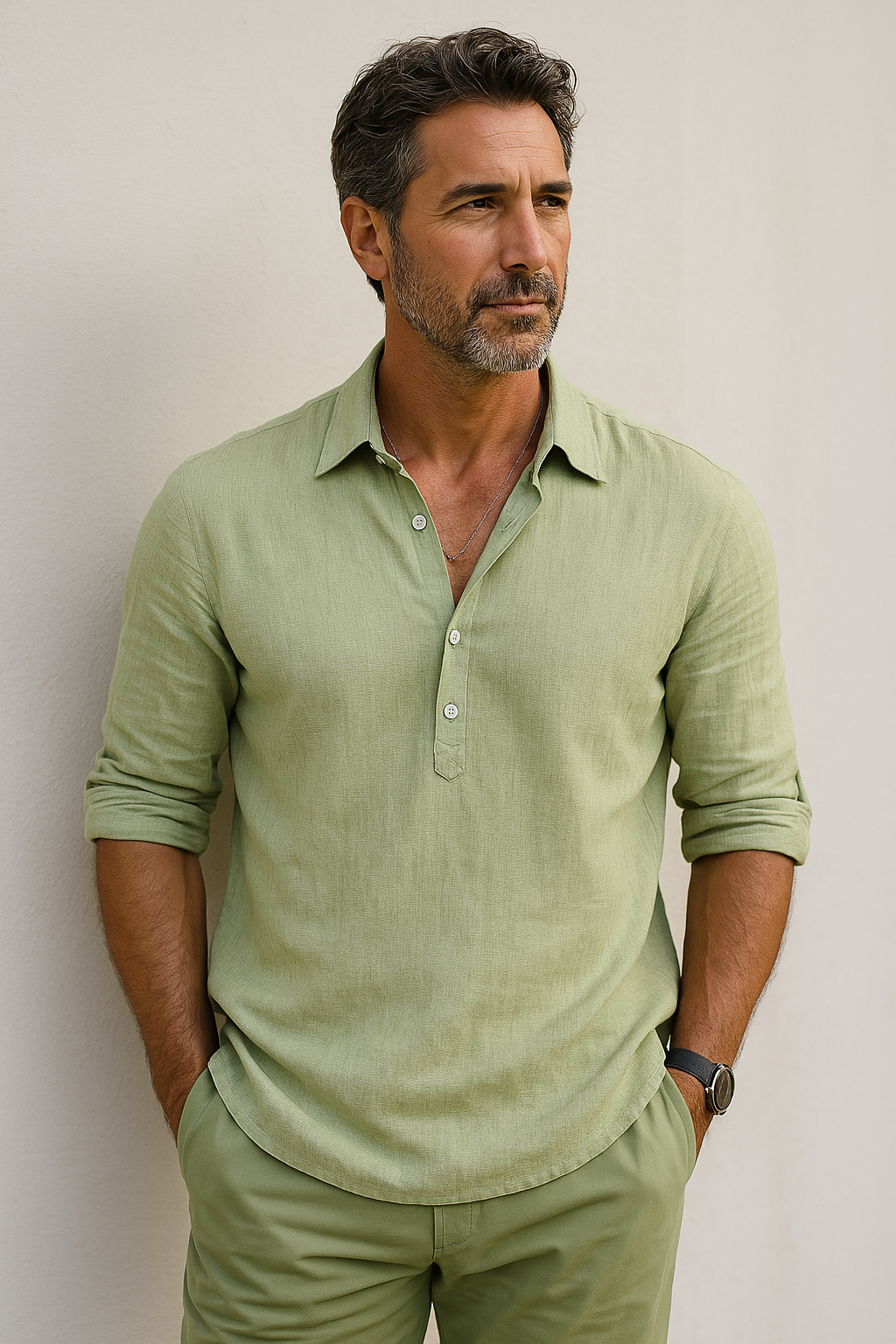 HARRISON LINEN POLO