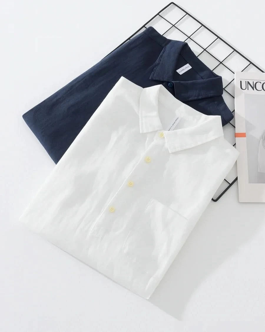 ALDRIDGE GRANDAD COLLAR SHIRT