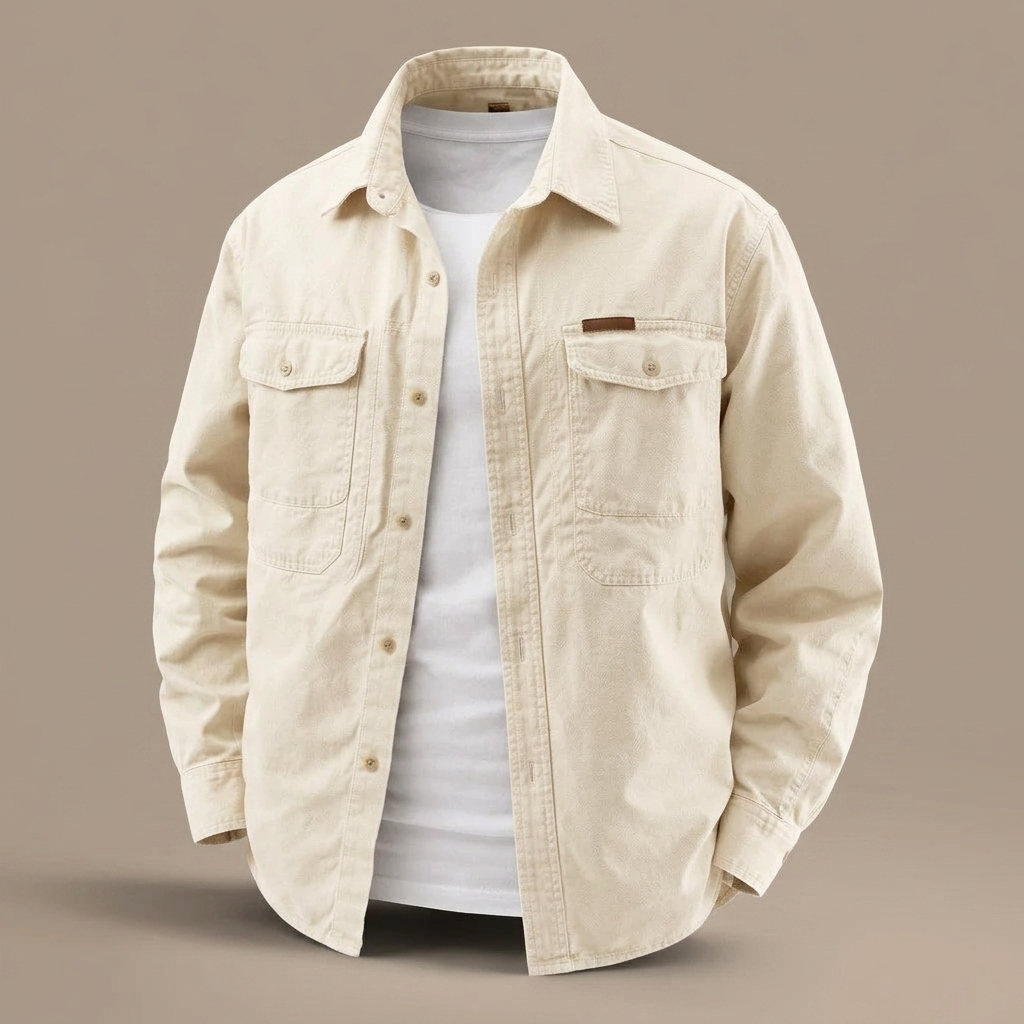 ROTHERFIELD COTTON OVERSHIRT