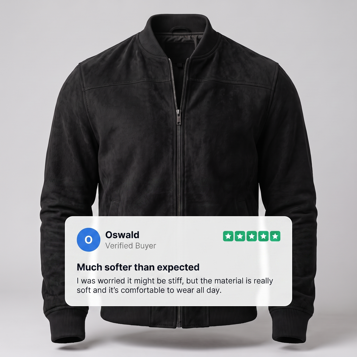 MONTCLAIR SUEDE BOMBER JACKET