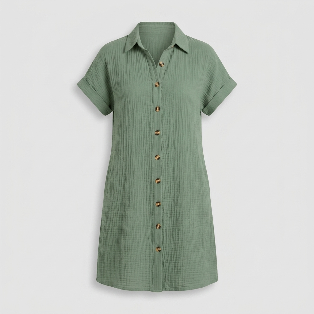 AVENLEIGH BUTTONED SHIRT DRESS
