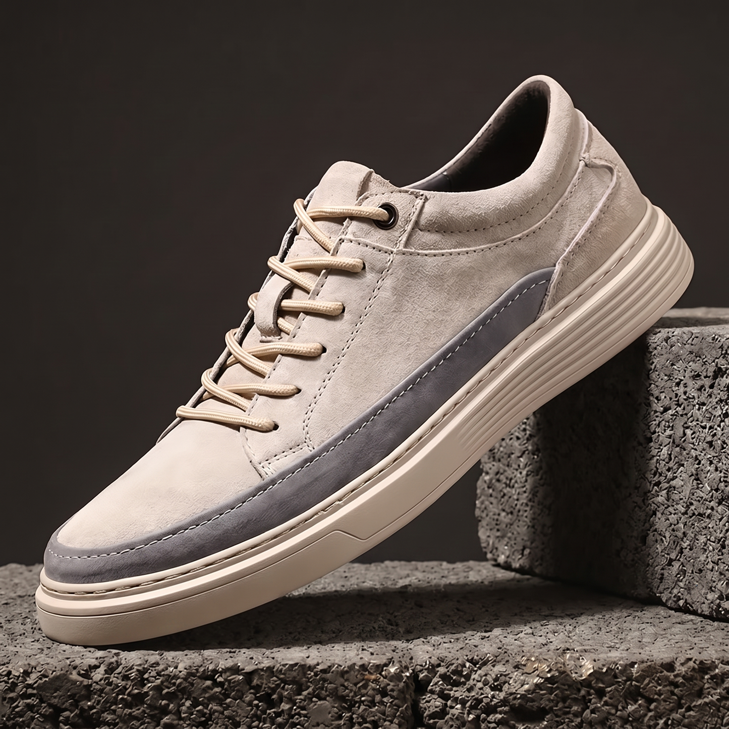GLENMORE SOFT SUEDE TRAINERS