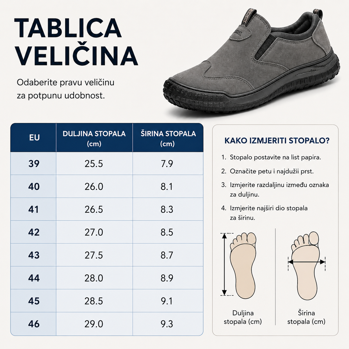 CUSHIONED WALKING SLIP-ONS