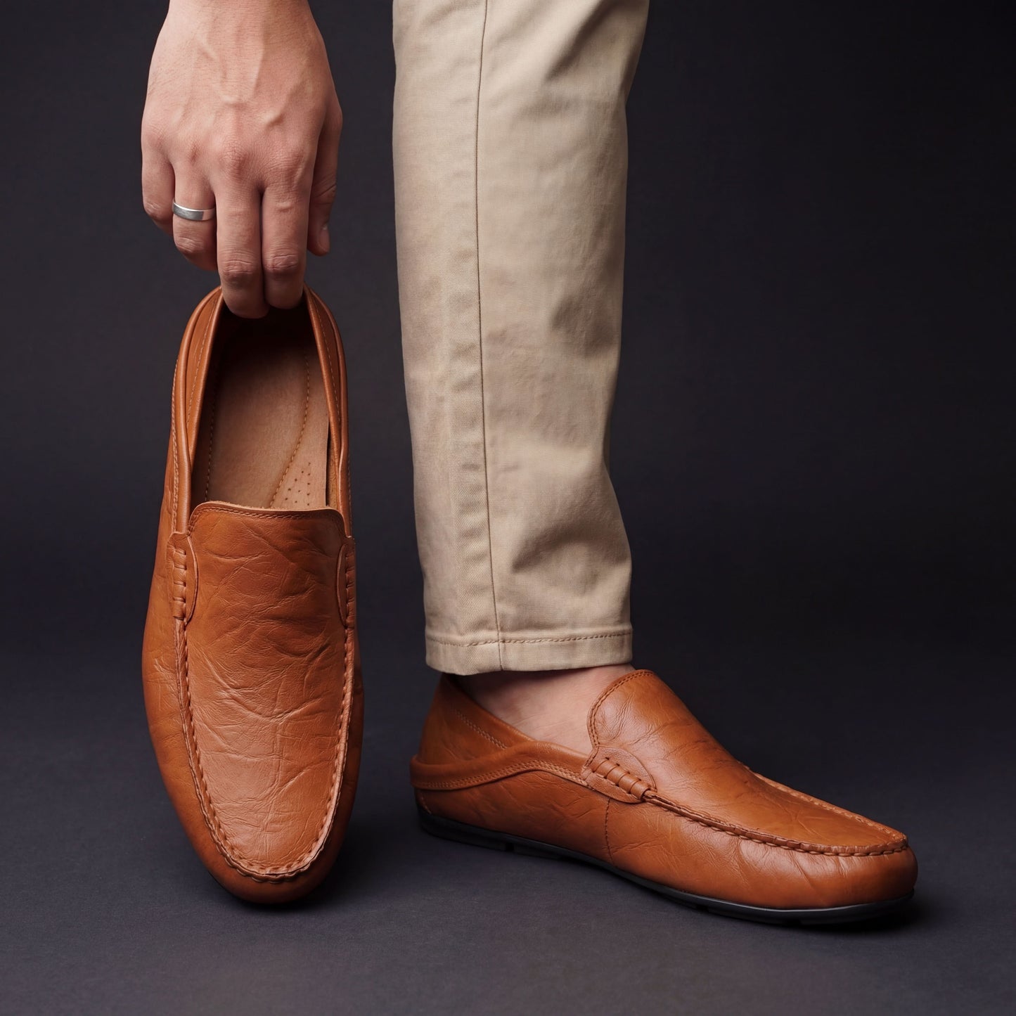 HENRY LEATHER LOAFERS