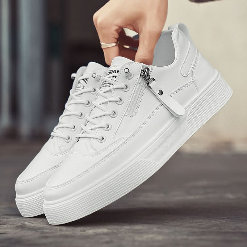 SORRENTO LEATHER TRAINERS