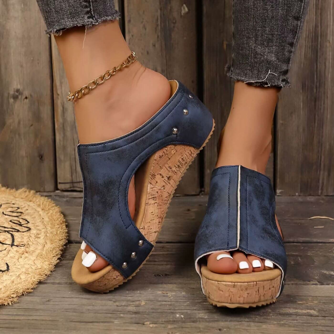 TESSA LUXE STUDDED SANDALS