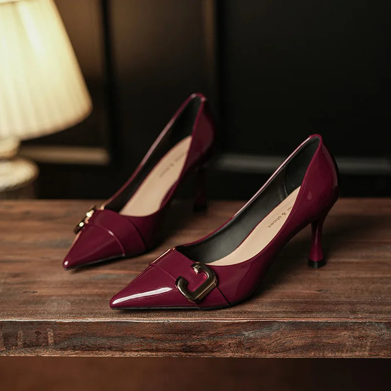 CARMINA PATENT LEATHER HEELS