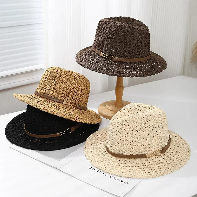 RAYA BELLE WOVEN FEDORA
