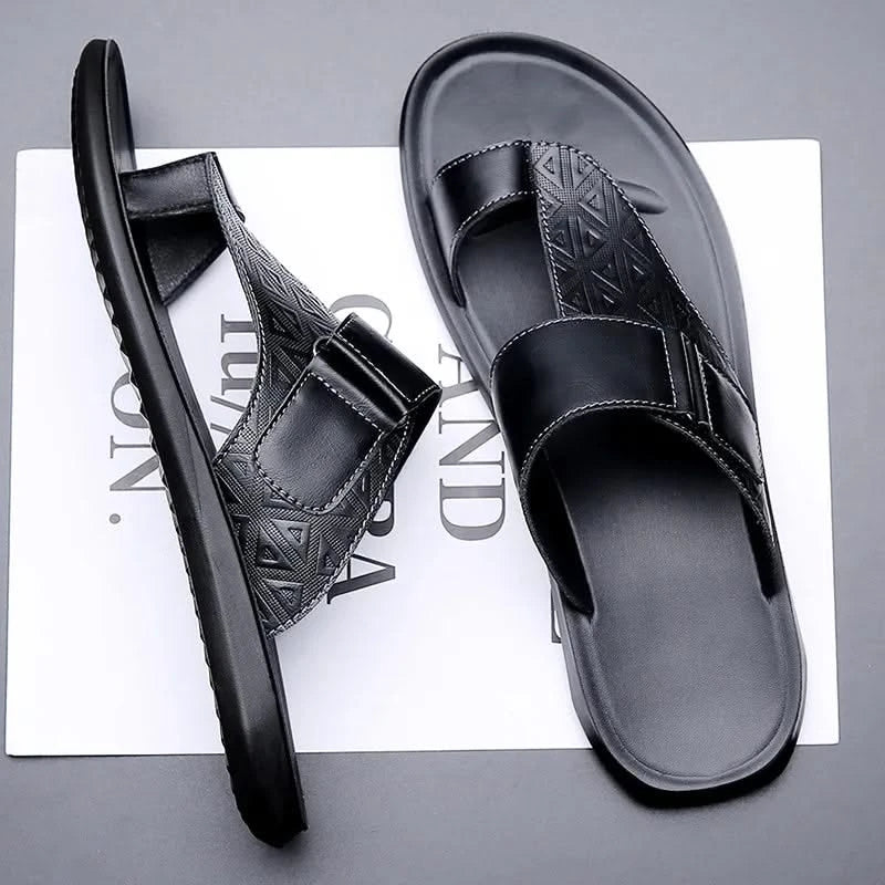 CALLEN LEATHER SANDALS