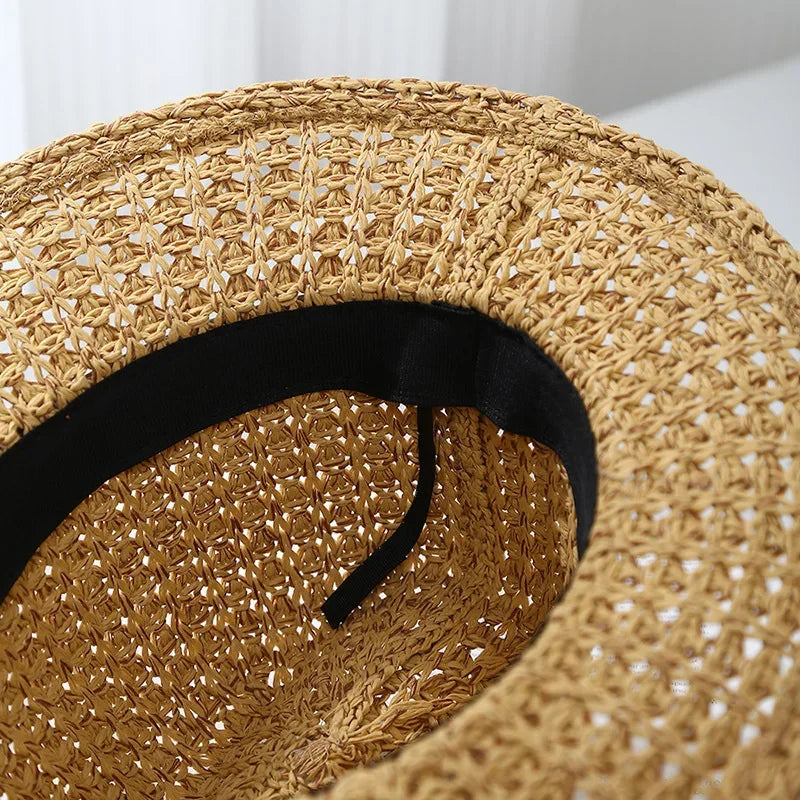RAYA BELLE WOVEN FEDORA