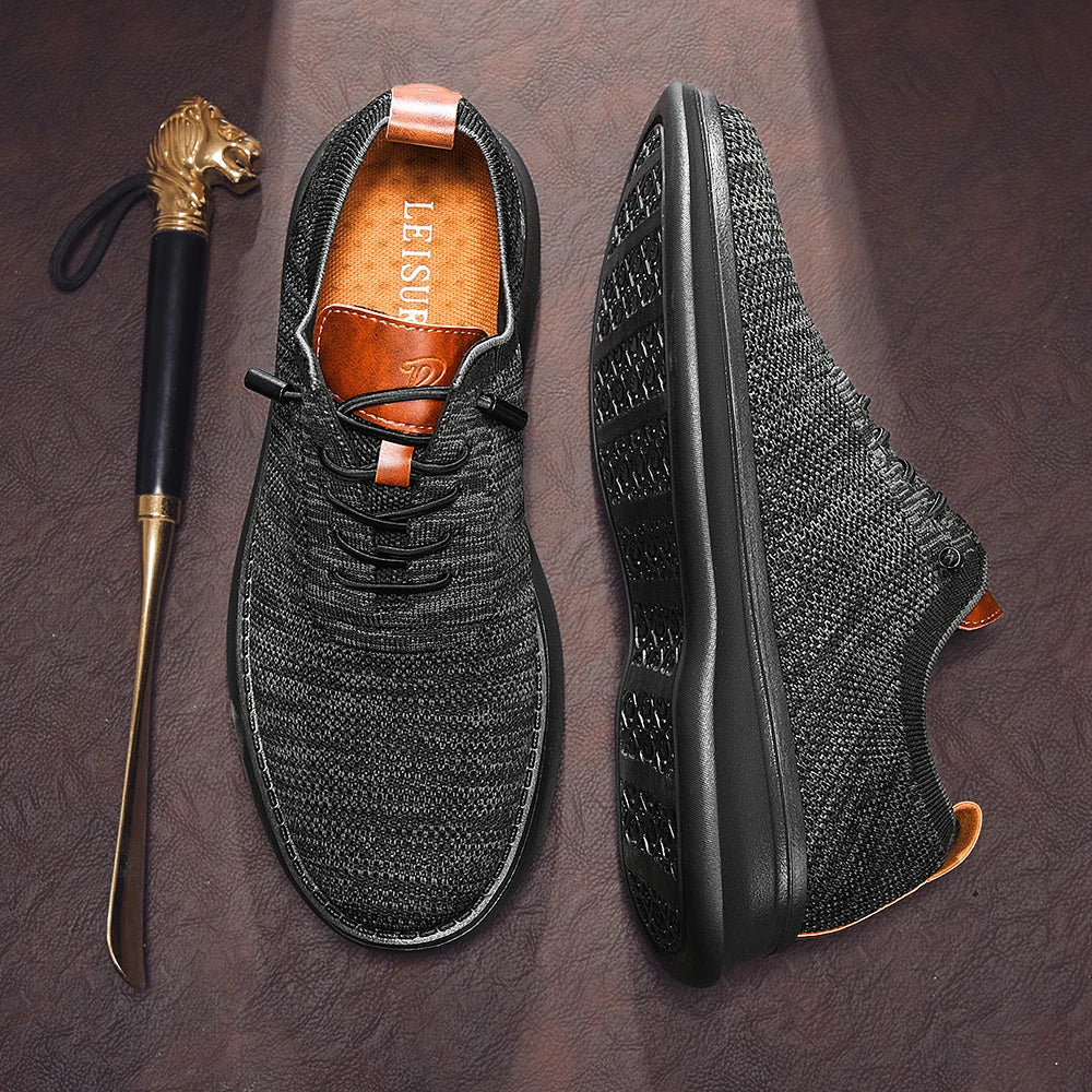 KNIT LACE COMFORT TRAINERS