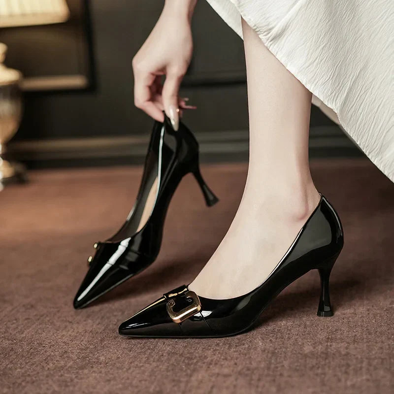 CARMINA PATENT LEATHER HEELS