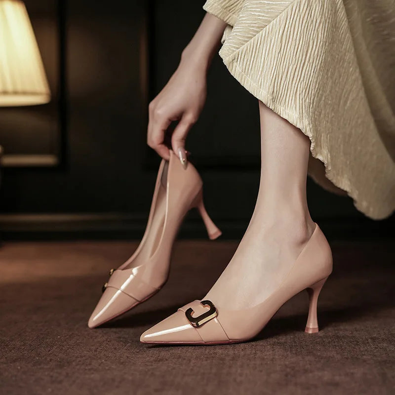 CARMINA PATENT LEATHER HEELS