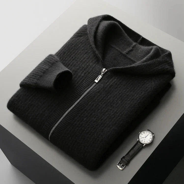 SORRENTO CASHMERE ZIP HOODIE