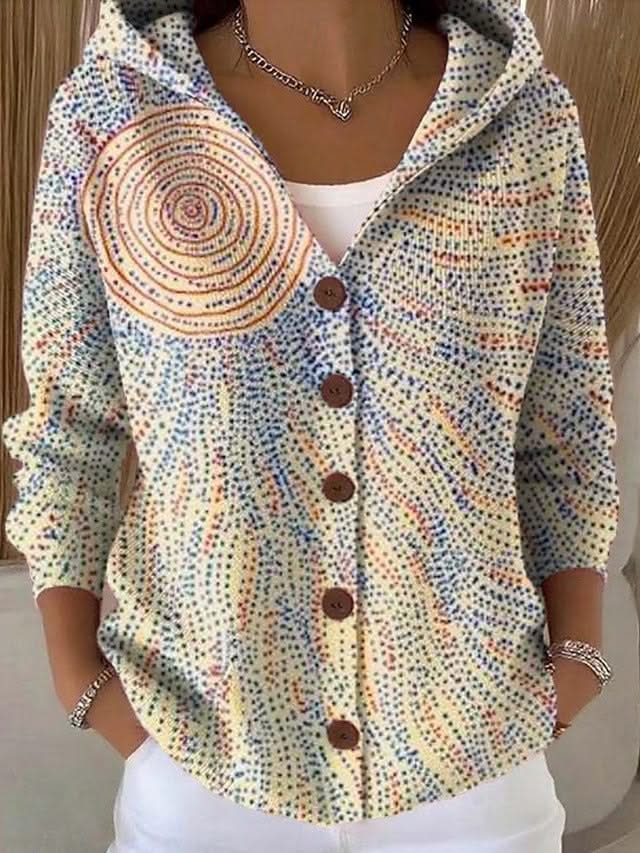 NOIRA TEXTURED ART CARDIGAN