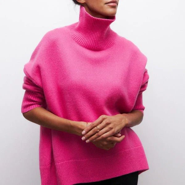 AIJA OVERSIZED TURTLENECK SWEATER