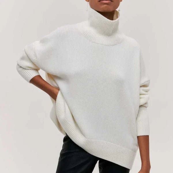 AIJA OVERSIZED TURTLENECK SWEATER