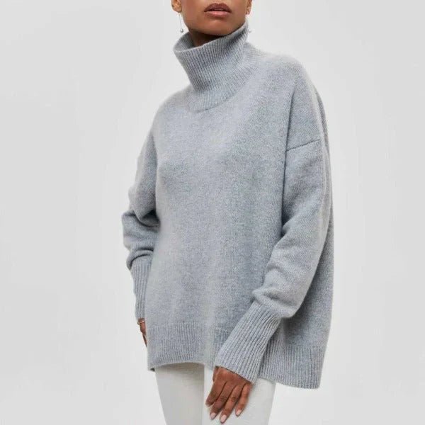 AIJA OVERSIZED TURTLENECK SWEATER