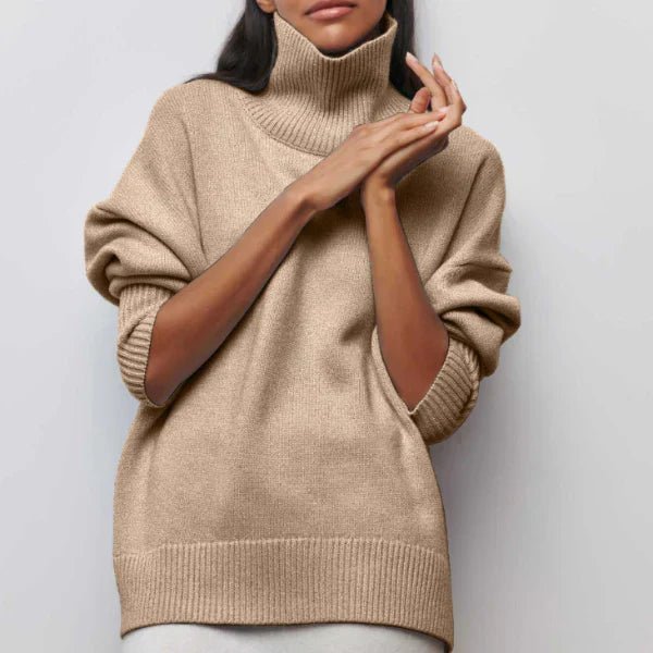 AIJA OVERSIZED TURTLENECK SWEATER