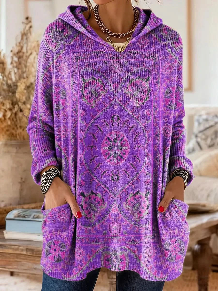 LOWENNA BOHEMIAN HOODED TUNIC