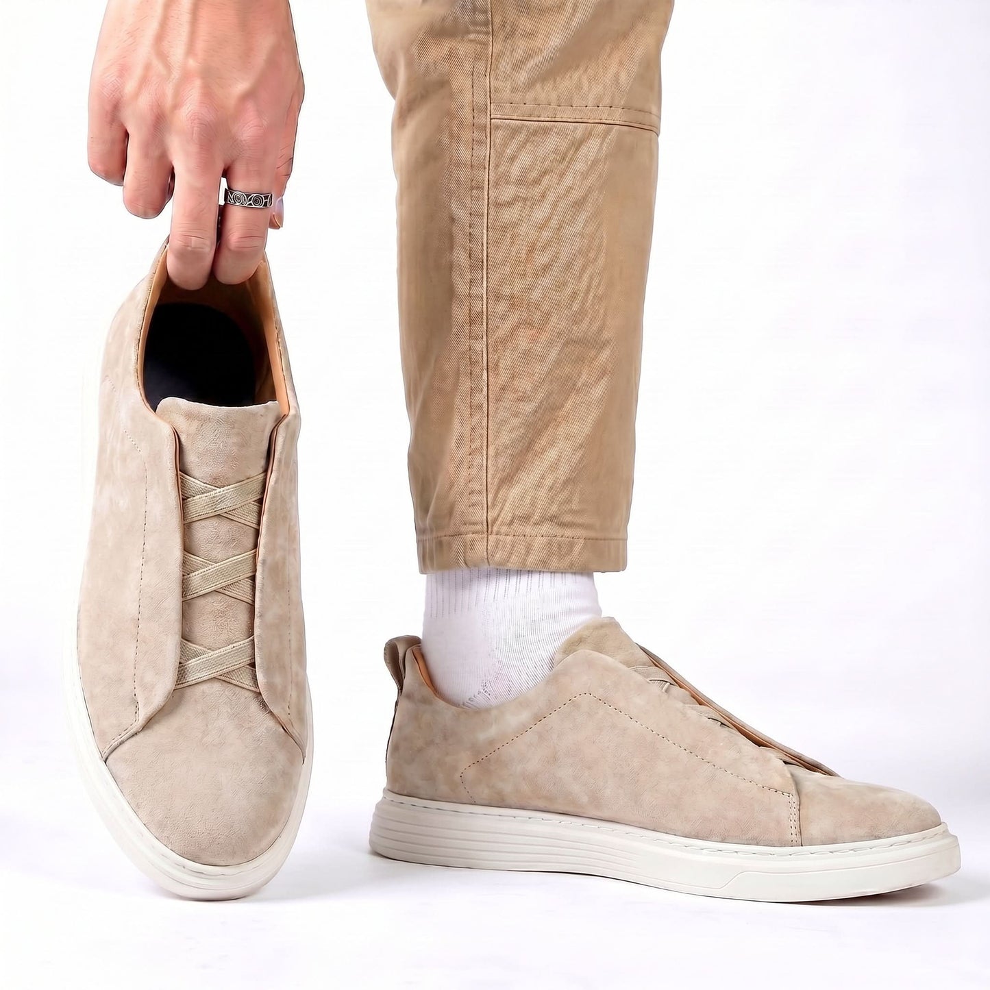 RIVINGTON SUEDE COMFORT TRAINERS