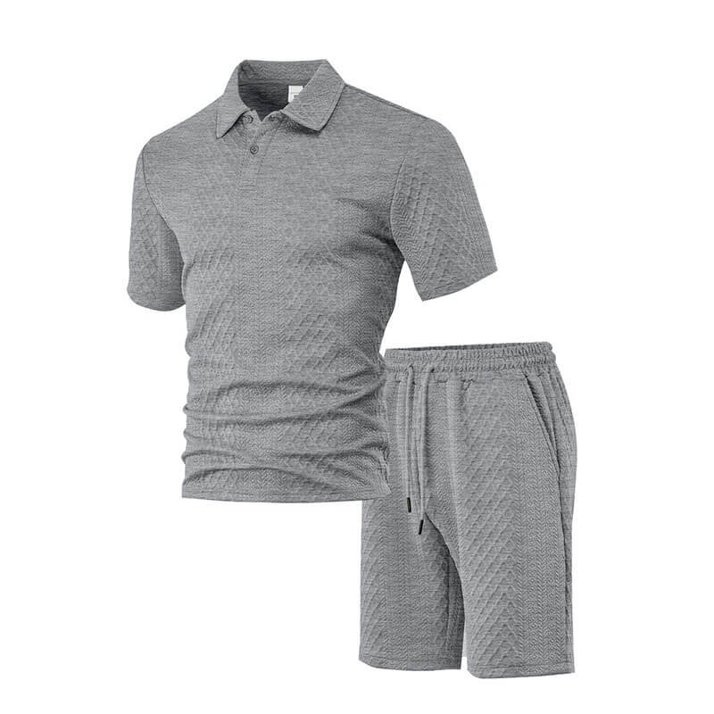 MONTFORD JACQUARD POLO SET