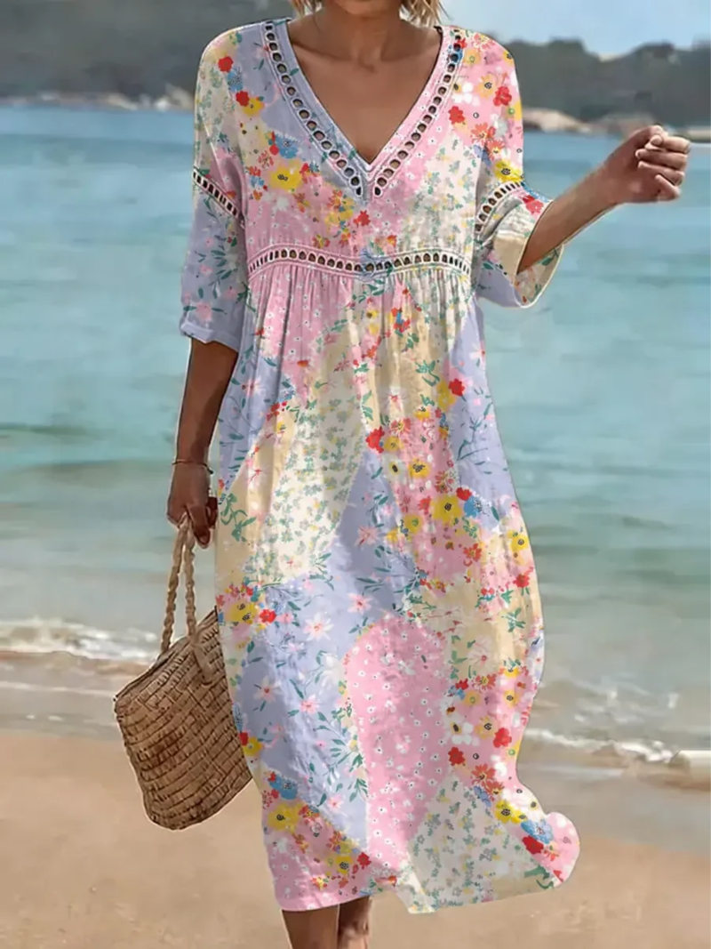 SIENNA ARTISAN PRINT DRESS