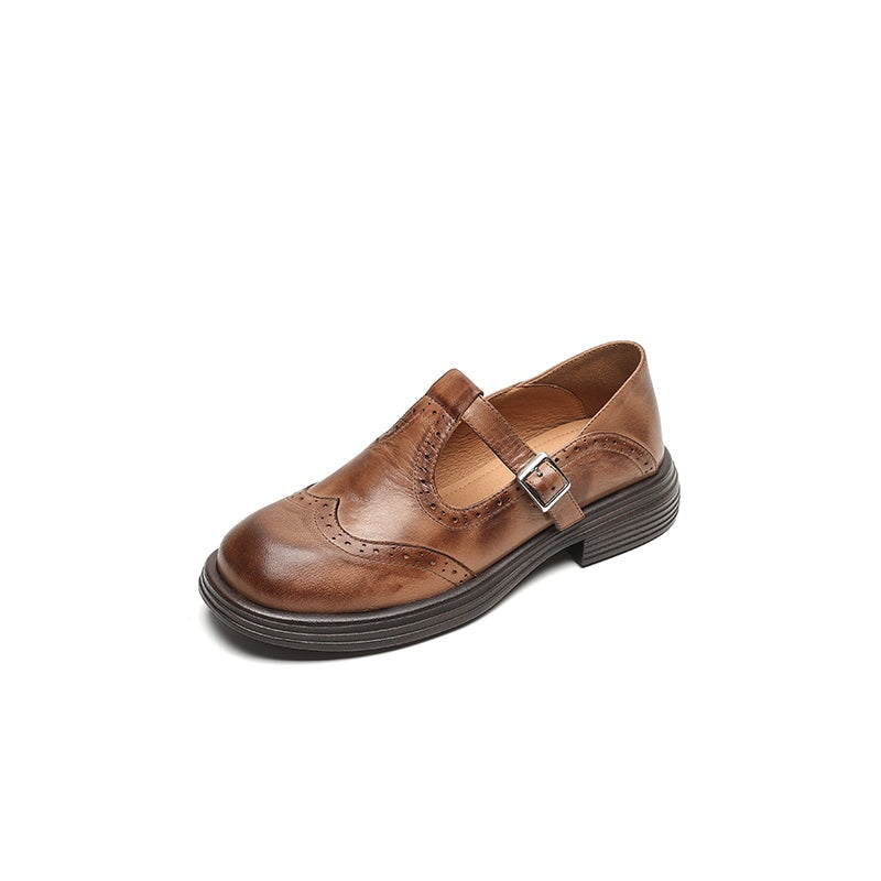 MATTEA ELEGANT LEATHER MARY JANES