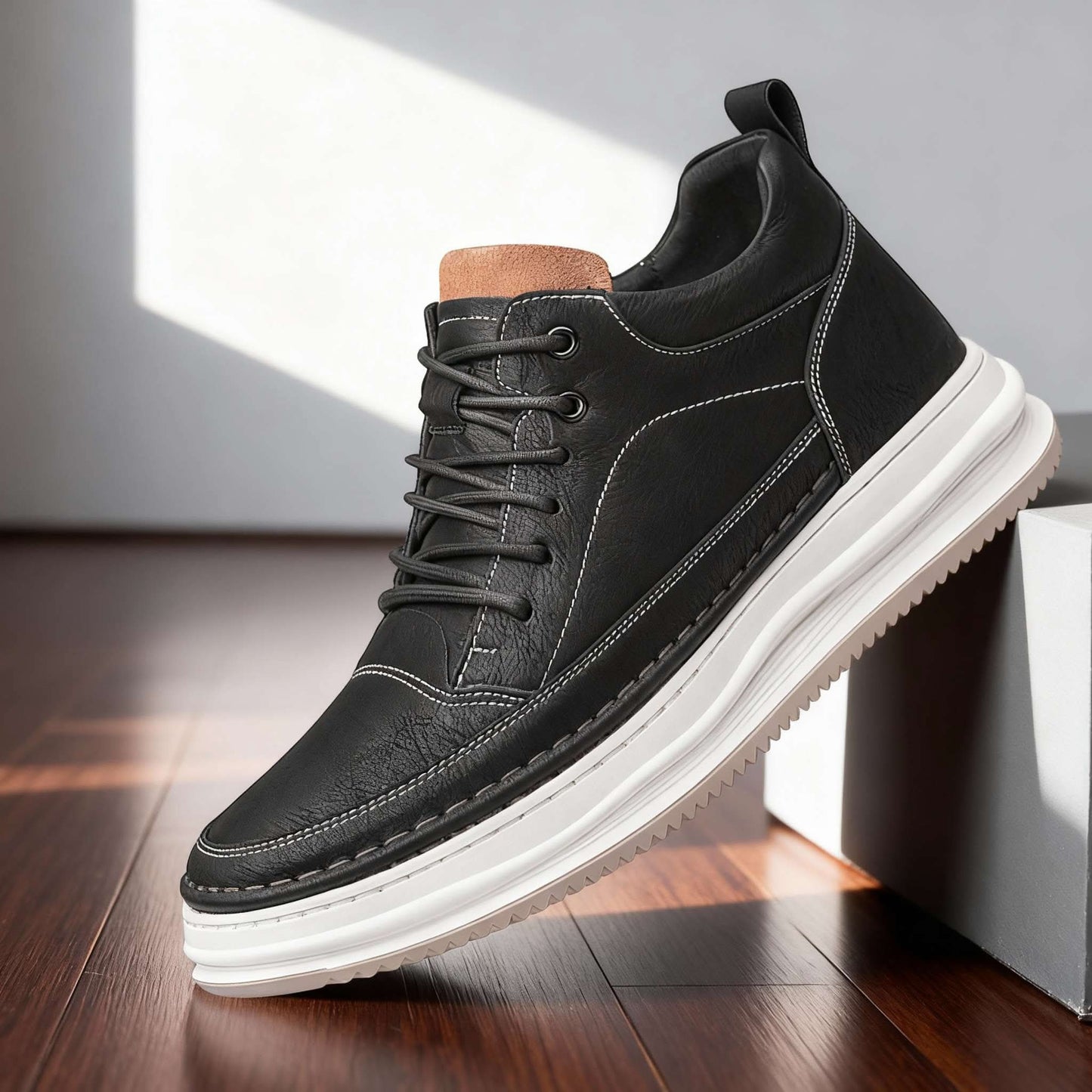 WARRINGTON PREMIUM LEATHER TRAINERS