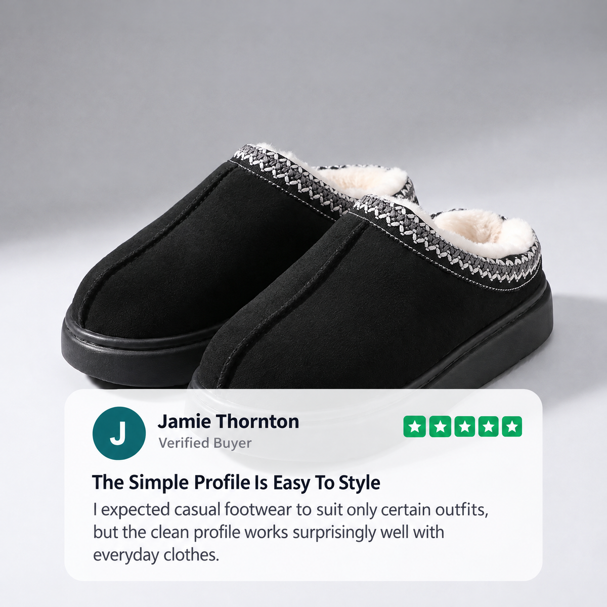 SNUG FIT WINTER SLIPPERS