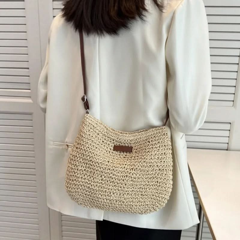 LAVINIA ELEGANT STRAW TOTE